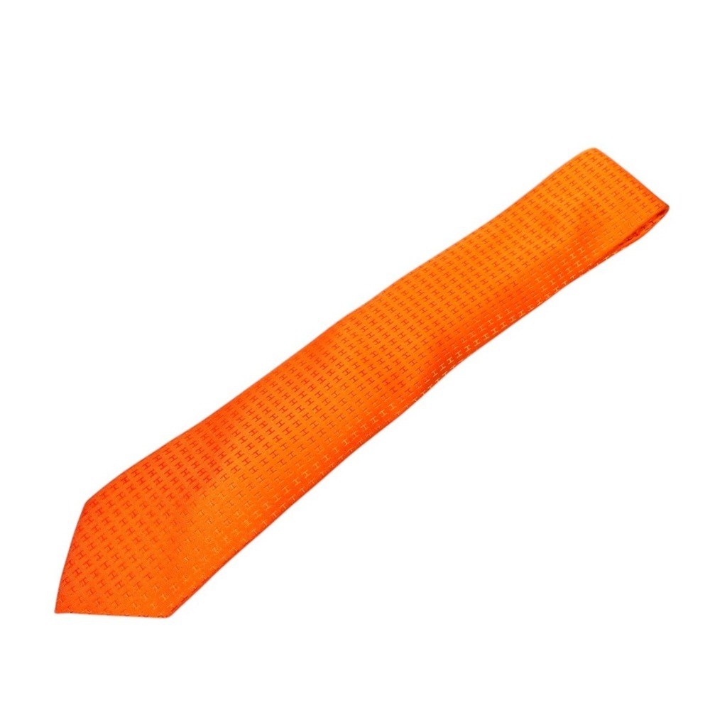 Hermes HERMES Fasonnet H Tie Jacquard Silk